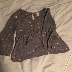 lightly worn floral long sleeve